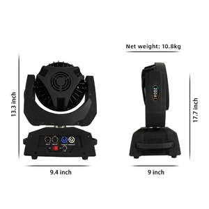 Shehds - Foco LED Zoom 36x18w RGBWAUV 6 en 1, 36 Luces Móviles <span class=keywords><strong>de</strong></span> Cabeza, DMX Wash DJ para Eventos, Solución <span class=keywords><strong>de</strong></span> Iluminación <span class=keywords><strong>de</strong></span> Escenario <span class=keywords><strong>de</strong></span> Alta Calidad - Product Image 3