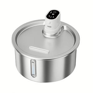 Stainless Steel Cat <b>Water</b> Dispenser Constant Temperature Heating Wireless <b>Cycle</b> Filter Unplugged Pet Bowl Feeder Custom Brand - Product Image 1