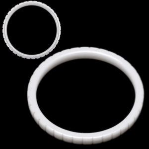 Anillos aislantes de cerámica de Zirconia Acabado de espejo Piezas electrónicas redondas personalizadas de precisión - Product Image 1