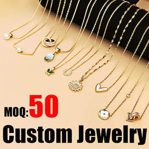 थोक कस्टम विनिर्माण 14k 18k सोने की प्लेटेड स्टेनलेस स्टील हार श्रृंखला व्यक्तिगत गहने आपूर्तिकर्ता निर्माता - Product Image 1