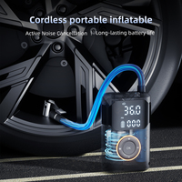 Gonfleur de Pneu de Voiture Électrique Automatique Rechargeable Numérique Mini Portable Sans Fil Compresseur d'Air pour Pneus