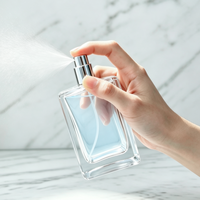 Flacon de parfum de luxe 100 ml du fabricant, haute transparence, fond épais, contenant de parfum