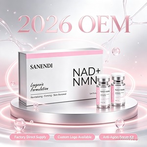 Sérum facial NAD Plus NMN à l'infusion botanique de rose, camomille et lavande, apaisant, calmant, pour peaux sensibles, hydratant, tonifiant, soin OEM - Product Image 6