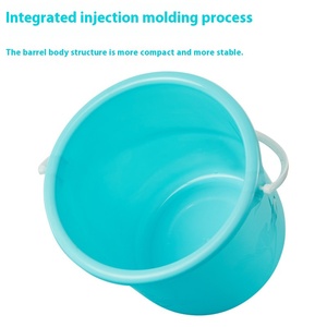 Petit seau utilitaire polyvalent pour fournitures d'<span class=keywords><strong>art</strong></span> plastique découvert pour le rangement de la pêche des jouets de plage pour le lavage des stylos - Product Image 4