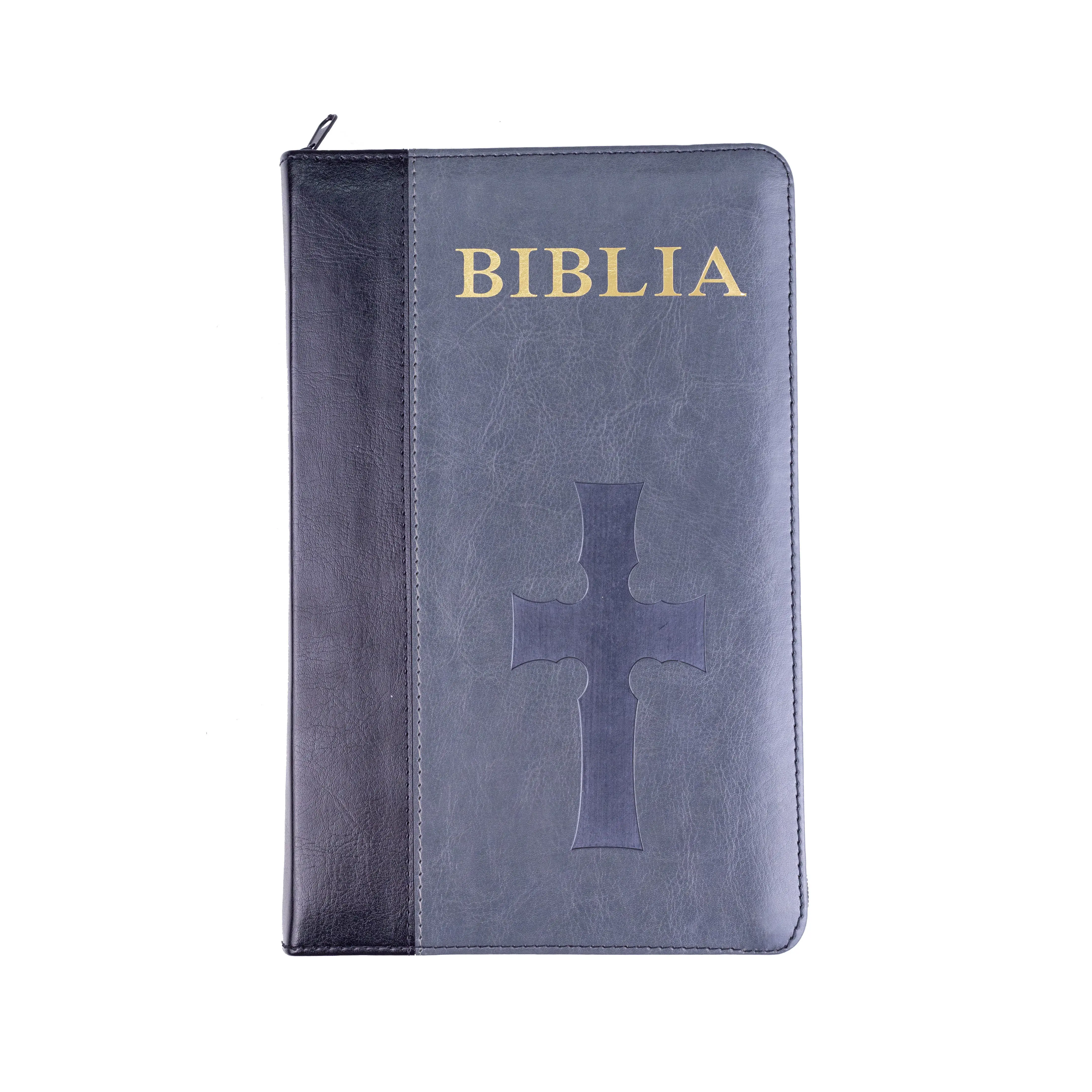 Capa da Bíblia em Espanhol para OEM OEM ODM Fabricante Profissional de fábrica por atacado personalizado em couro PU