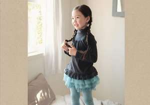 Vêtements pour enfants en gros, leggings en coton doux pour petites filles, provenant d'un fournisseur chinois - Product Image 3