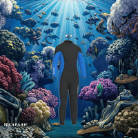 Combinaison complète en néoprène 3mm pour homme et femme, protection solaire, résistante au froid, pour la plongée, le surf et la pêche à manches longues.
