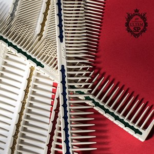 Peigne à dents larges en bambou LEADER importé <span class=keywords><strong>de</strong></span> Chine, modèle 304 à effet écaille irisée, <span class=keywords><strong>pour</strong></span> coupes <span class=keywords><strong>de</strong></span> <span class=keywords><strong>cheveux</strong></span> mi-courtes <span class=keywords><strong>pour</strong></span> femmes, 15-20 cm - Product Image 2