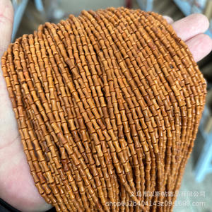 All'ingrosso 6*3mm di Bambù e Rosa Oliva Mini Perline 108 sezione per Collana Bracciale Guscio Osso & <span class=keywords><strong>Corallo</strong></span> - Product Image 3