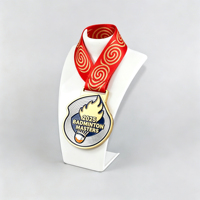 Médaille personnalisée en alliage de zinc 3D embossée de haute qualité, médaille en émail doré, adaptée aux événements sportifs, aux récompenses et aux cadeaux