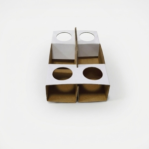 Portabicchieri in Cartone Ondulato Personalizzato a Quattro Fori per Bottiglie di Birra, per <span class=keywords><strong>Bar</strong></span> e Ristoranti da <span class=keywords><strong>Asporto</strong></span> - Product Image 6