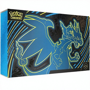 <span class=keywords><strong>Cartes</strong></span> PTCG Mega Charizard X Es Ultra-Premium en boîte en papier, <span class=keywords><strong>Cartes</strong></span> à collectionner UPC, Vente en gros pour magasins d'anime et salles en direct, Cadeaux mystères pour enfants - Product Image 1