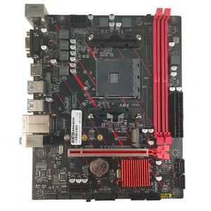 PCWINMAX Wholesale Price AM4 A520 A320 B450 DDR4 Micro ATX Gaming Computer Motherboard for Desktop