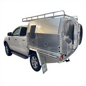 Toldo de <span class=keywords><strong>Aluminio</strong></span> Resistente de Dos o Tres Capas para Camioneta 4x4 Todoterreno, con Recubrimiento de Polvo de Aleación, Amortiguadores Dobles de Gas, Fabricante OEM ODM - Product Image 2