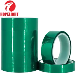 free sample Colorful High Temperature Resistance Polyester Pet Film Silicone Masking Adhesive Splicing Tape