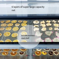Zonne-Energie Dehydrators 6 Lagen Roestvrij Staal Industriële Commerciële Food Fruit Droger Voedsel Dehydrators