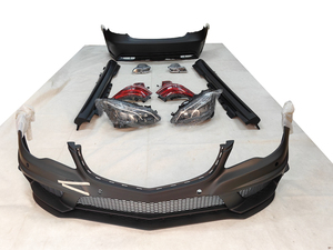 Kit de Carrocería para <span class=keywords><strong>Mercedes</strong></span> <span class=keywords><strong>E400</strong></span> Clase E Coupé, Estilo PD, Sin Pintar, Nuevo Parachoques, Clips de Escape, 1 Año de Garantía para 2014-2016 W207 - Product Image 5