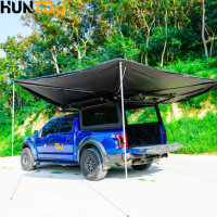 Huntoo Tienda de Campaña Pop-Up para Remolque de Viaje, Camper de Aluminio para Camioneta, Cubierta Superior para GMC Sierra 1500 Silverado