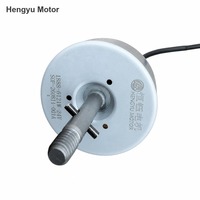 Moteur CC sans balais à aimant permanent 24V, rotor externe, BL6121W, montage à bride, 3 trous M3 pour assemblage de ventilateur