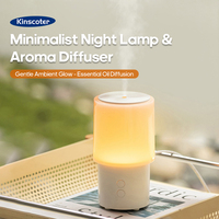 Diffuseur d'huiles essentielles le plus récent, lampe de nuit minimaliste, diffuseur d'arômes électrique portable, humidificateur d'air ultrasonique pour hôtel et maison