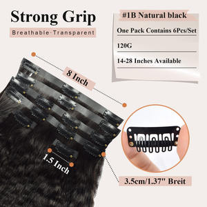 RXHAIR高品质1 # 彩色夹inkinky直无缝Pu夹，适用于黑人女性 - Product Image 4