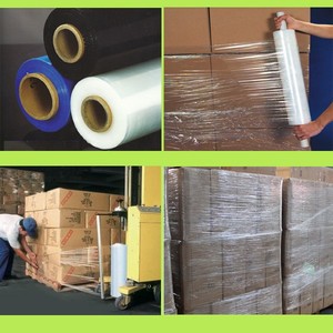Prezzo di fabbrica <span class=keywords><strong>forte</strong></span> autoadesivo PE stretch <span class=keywords><strong>film</strong></span> trasparente pacchetto cartone Stretch <span class=keywords><strong>Film</strong></span> - Product Image 6