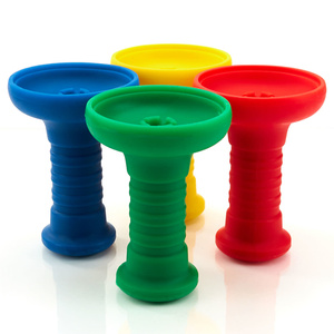 Cazoleta de silicona para shisha, soporte para carbón de tabaco de shisha, rojo - Product Image 5