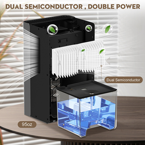 Máy hút ẩm máy nén hiệu suất cao AC100-240V 60Hz điện áp rộng điều khiển màn hình cảm ứng dùng cho hộ gia đình xuất khẩu thị trường toàn cầu - Product Image 6