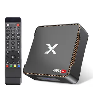 A95X MAX S905X2 Android 8.1 Tv Box Doppio di Wifi 4 + 32/64gb di Sostegno SATA da 2.5 pollici SSD/HDD di Registrazione Video