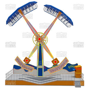 ต้นแบบดราก้อนท้องฟ้าคู่แหล่งท่องเที่ยวกลางแจ้งขนาดใหญ่ - Product Image 1