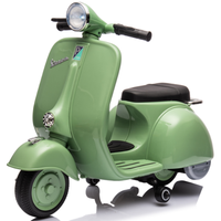 Mini moto électrique pour enfants sous licence 6V/12V, moto jouet à roulettes avec roues d'apprentissage pour les tout-petits, pour jouer en extérieur