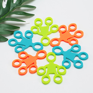 Hot Bán Thân Thiện Với Môi Năm Lỗ Silicone Ngón Tay Huấn Luyện Viên Kháng Ban Nhạc Tập Thể Dục <span class=keywords><strong>Extensor</strong></span> Tập Thể Dục Hot Bán Tập Thể Dục - Product Image 5
