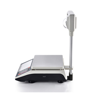 Báscula Electrónica de Mesa de 30 kg con Impresora de Códigos de Barras, Pantalla LCD, Precisión de 10 g, Soporte OEM/ODM