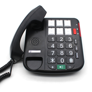 Téléphone <span class=keywords><strong>fixe</strong></span> <span class=keywords><strong>VoIP</strong></span> CFH Novel IP avec gros boutons, fonction mémoire photo, numérotation à une touche, boutons larges, adapté aux seniors - Product Image 2