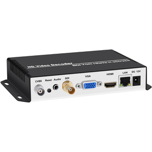 Decoder <span class=keywords><strong>Audio</strong></span> <span class=keywords><strong>Video</strong></span> 4K HD HEVC H.265 H264 IP SRT RTMP RTMPS a SDI HDMI CVBS VGA per Telecamere IP - Product Image 3