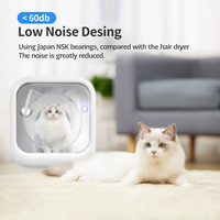 Séchoir intelligent moderne et luxueux pour animaux de compagnie, alimenté par courant alternatif, en plastique ABS écologique et antibactérien, pour chiens et chats, sans parfum