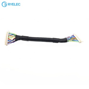 RY obral besar 30pin DF19 ke DF19 himose 1.0mm kabel Lvds Universal Pitch untuk Monitor TV LCD papan Driver - Product Image 3