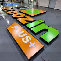 Enseigne publicitaire personnalisée pour magasin, design de logo, enseigne ouverte, affichage 3D pour entreprise, lettres LED extérieures, enseigne à logo LED