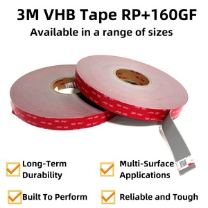 3m công nghiệp chất kết dính và băng 3M VHB Băng RP + 160gf màu xám 1.60mm băng có độ bám dính tốt với bề mặt cao và trung bình - Product Image 2
