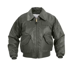 Custom Windproof Men's Flight Jacket Pilot Bomber Jacket