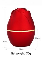 Boîtes d'emballage de bijoux personnalisées, boîte à anneaux avec lumière LED rose, boîte cadeau surprise, boîte cadeau pour la Saint-Valentin
