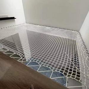 Plafond intérieur suspendu DIY Sécurité extérieure Grande machine à tisser Filet Hamac Filet de sol Lof Lit pour enfants et <span class=keywords><strong>adultes</strong></span> - Product Image 4