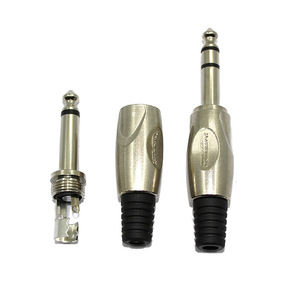 อะแดปเตอร์เสียง 6.35 มม. แบบโมโน ปลั๊กโลหะผสมสังกะสี ได้รับการรับรองมาตรฐาน RoHS - Product Image 3