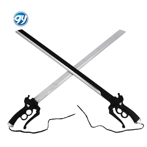 96cm Rubber Japanese Catanas Attack on <strong>Titan</strong> Eren <strong>Sword</strong> Toy <strong>Swords</strong> Anime Katana