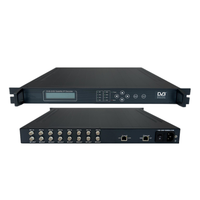 Receptor IP para 8 Transpondedores DVBS/DVBS2, 64 Salidas SPTS IP, Multicast UDP, Metálico, para Transmisión