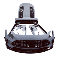 Kit carrosserie en fibre de carbone pour Mercedes Benz Amg GT/GTC/GTS, style Amg GT BS, spoiler avant et arrière, aileron, échappement, capot