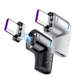 <span class=keywords><strong>Cable</strong></span> <span class=keywords><strong>Adaptador</strong></span> Magnético <span class=keywords><strong>USB</strong></span> <span class=keywords><strong>Tipo</strong></span>-<span class=keywords><strong>C</strong></span> <span class=keywords><strong>de</strong></span> Fábrica 6A 120W con Blindaje Trenzado para iPad Pro y Macbook 2019/2018 - Conector <span class=keywords><strong>de</strong></span> Aleación <span class=keywords><strong>de</strong></span> Aluminio - Product Image 1