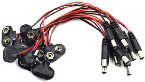 <span class=keywords><strong>Arduino</strong></span> panoları için DC erkek basmalı klips varil Jack güç kablosu için özel <span class=keywords><strong>9V</strong></span> pil 5521 konektörü - Product Image 5