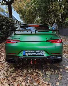 Kit carrosserie en fibre de carbone sèche de style LD pour <span class=keywords><strong>Mercedes</strong></span>-Benz GT63S X290, lèvre avant en fibre de carbone, jupe latérale, diffuseur arrière, spoiler, capot, kit carrosserie - Product Image 3