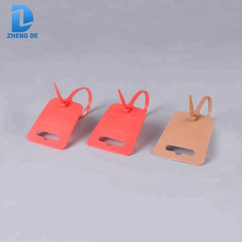 Réutilisable étiquette de marqueur de câble en nylon autobloquante cravate